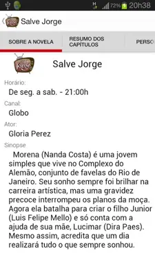 Novelas BR - Globo|SBT|Record android App screenshot 3