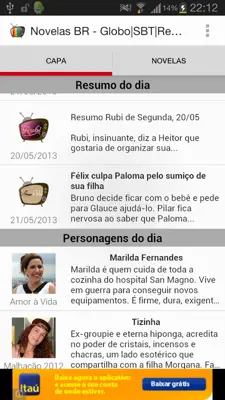 Novelas BR - Globo|SBT|Record android App screenshot 6