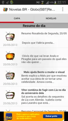 Novelas BR - Globo|SBT|Record android App screenshot 7